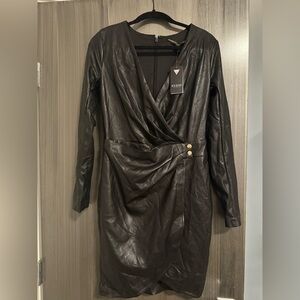 Gorgeous vegan leather Guess dress